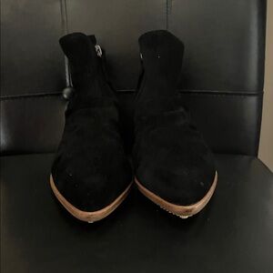 Kelsi Dagger Black Ankle Boots